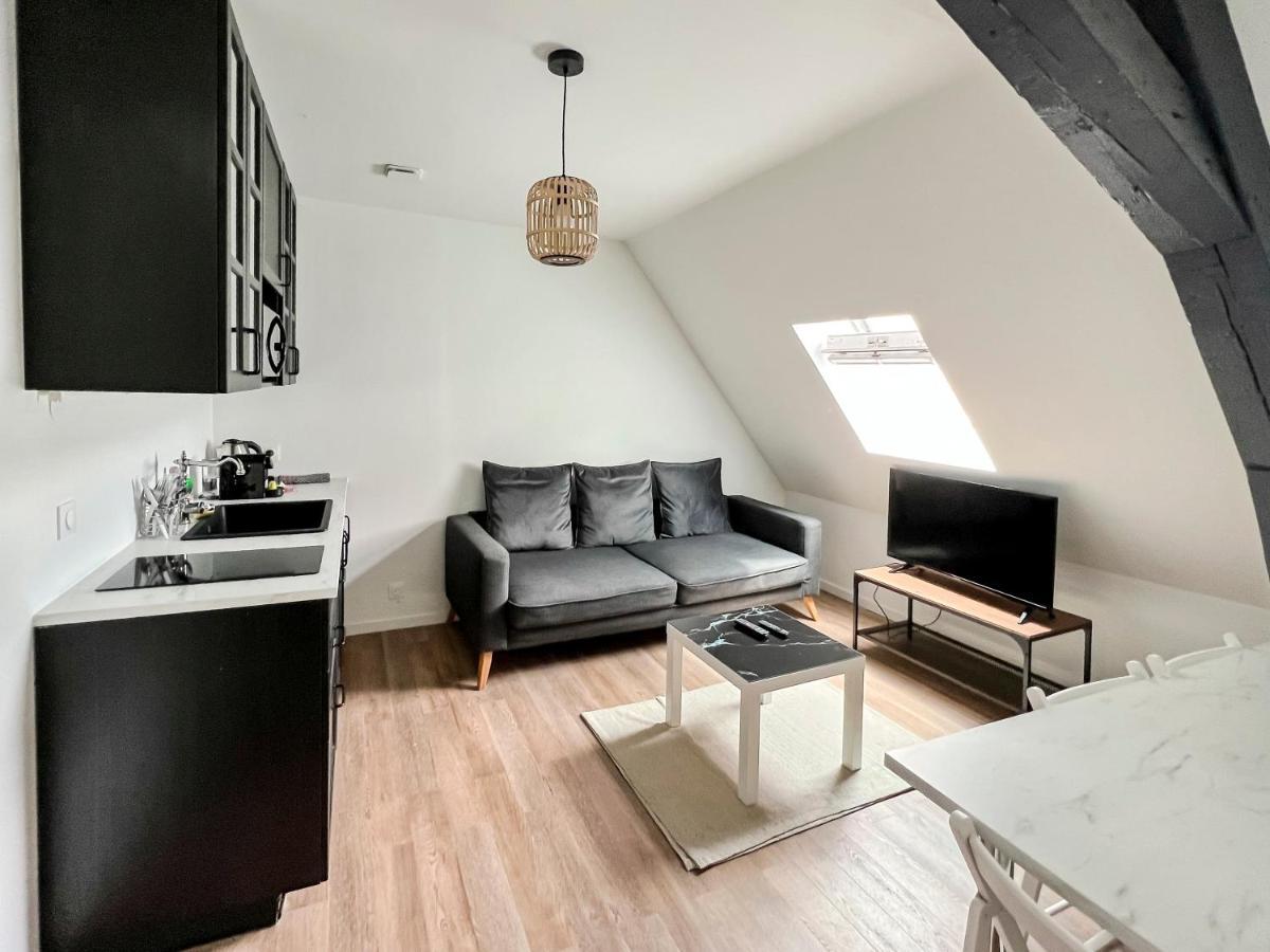 Apartmán Tournelles Vue Cathedrale- Maison Climatisee Du Xvie Siecle Classee Remeš Exteriér fotografie